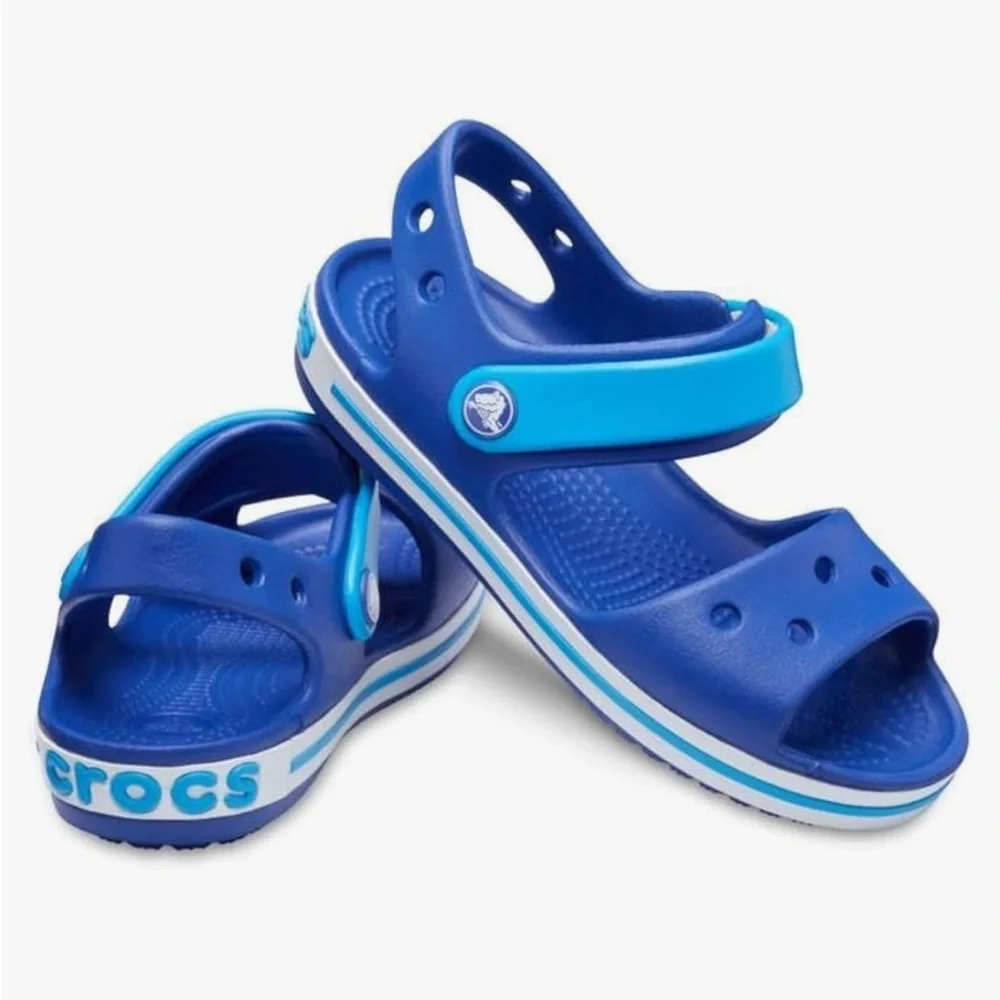 Crocs Kids Blue Sandals - Picture 7 of 8